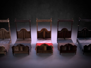 bed m01 - the marquis collection 3D Model