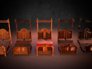 bed m01 - the marquis collection 3D Model