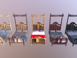 bed m01 - the marquis collection 3D Model
