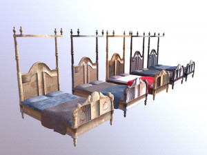 bed m01 - the marquis collection 3D Model