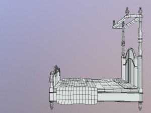 bed m01 - the marquis collection 3D Model