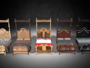bed m01 - the marquis collection 3D Model