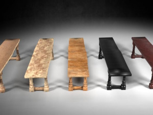 bench m01 - the marquis collection 3D Model