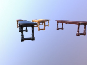 bench m01 - the marquis collection 3D Model
