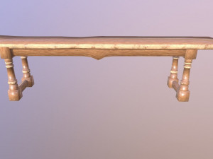 bench m01 - the marquis collection 3D Model