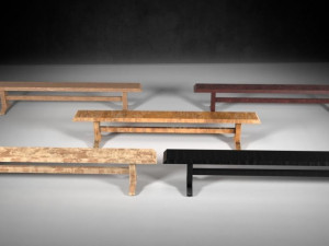 bench m03 - the marquis collection Modello 3D
