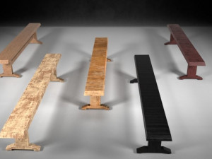 bench m03 - the marquis collection Modello 3D