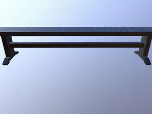 bench m03 - the marquis collection 3D Model
