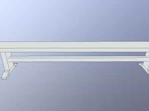 bench m03 - the marquis collection Modello 3D