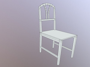 chair m02 - the marquis collection 3D Модель