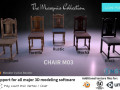chair m03 - the marquis collection 3D 모델
