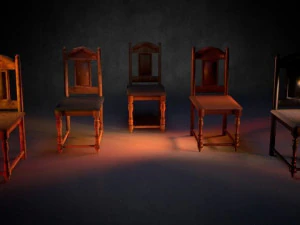 крісло m03 - колекція marquis 3D Модель