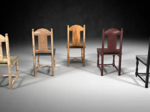 крісло m03 - колекція marquis 3D Модель