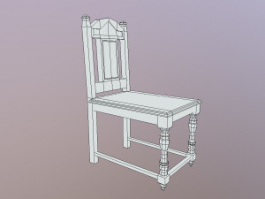 chair m03 - the marquis collection Modelo 3D