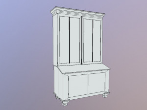 cupboard m01 - the marquis collection 3D Model