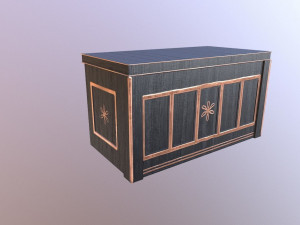 desk m01 - the marquis collection Modelo 3D