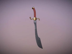 medieval falchion 3D Model