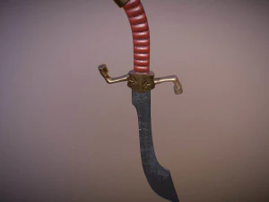 medieval falchion 3D Model