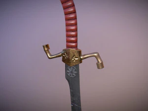 medieval falchion 3D Model
