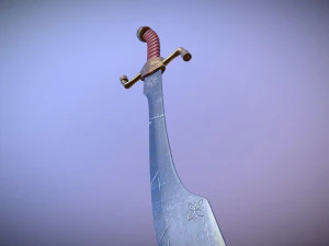medieval falchion 3D Model
