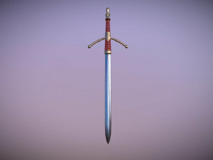 medieval great sword 3D 모델