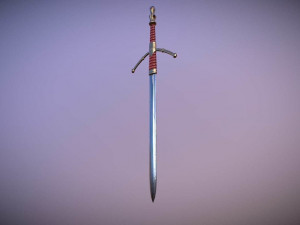 medieval great sword Model 3D
