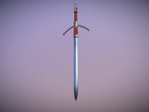 medieval great sword Model 3D