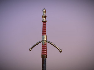 medieval great sword Model 3D
