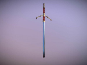 medieval great sword Model 3D