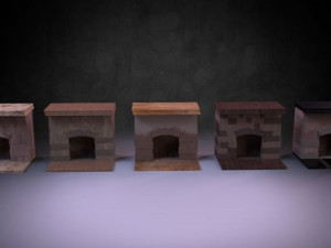 fireplace m01 - the marquis collection 3D-Modell