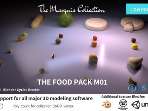 the food pack - the marquis collection 3D 모델
