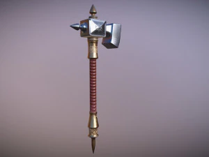 martelo medieval Modelo 3D