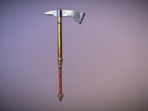 medieval hand axe 3D 모델