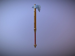medieval hand axe 3D Modell