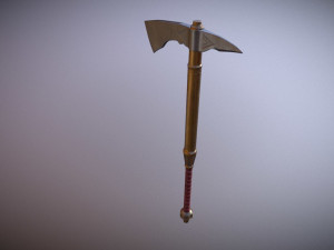 medieval hand axe 3D Modell