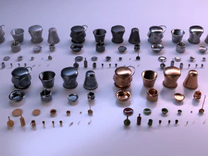 kitchen utensils pack - the marquis collection 3D Model