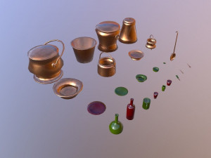 kitchen utensils pack - the marquis collection 3D मॉडल