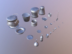 kitchen utensils pack - the marquis collection 3D मॉडल