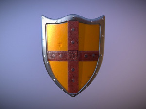 knight shield 3D 모델