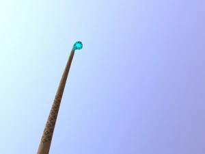 중세의 마술 지팡이 3D 모델