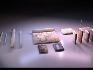papers books pack - the marquis collection 3D Model