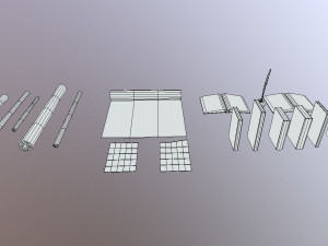 papers books pack - the marquis collection 3D Model