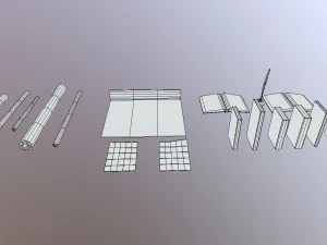 papers books pack - the marquis collection 3D Model