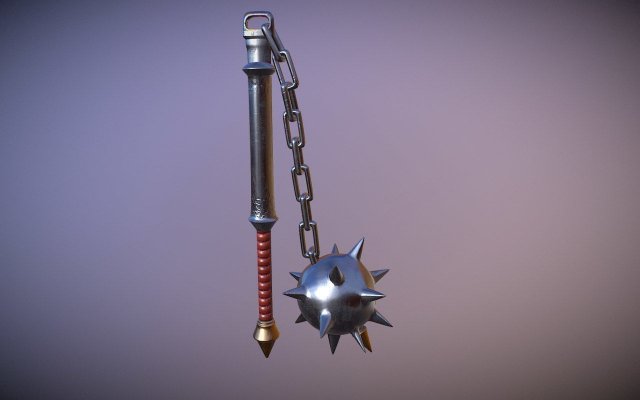 morningstar 3D Модель .c4d .max .obj .3ds .fbx .stl .blend 