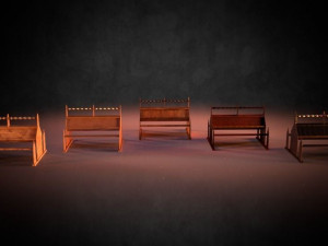 reading table m01 - the marquis collection 3D Модель