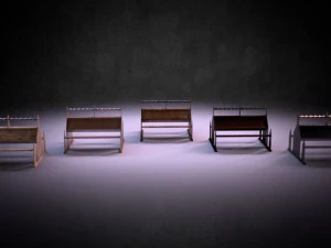 reading table m01 - the marquis collection 3D Model