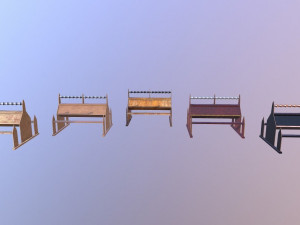 reading table m01 - the marquis collection 3D Модель