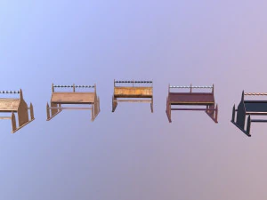 reading table m01 - the marquis collection 3D Model