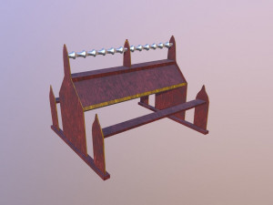 reading table m01 - the marquis collection 3D Модель