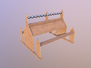 reading table m01 - the marquis collection 3D Модель